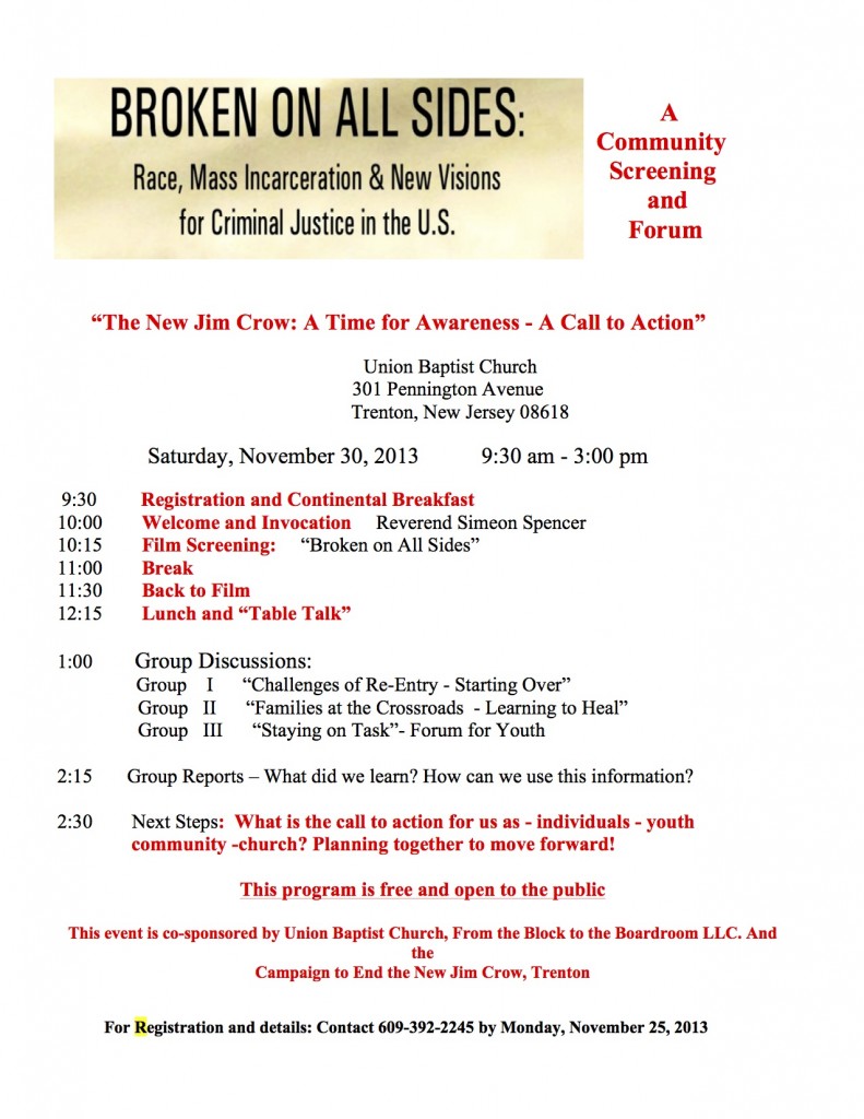 End Jim Crow Flyer