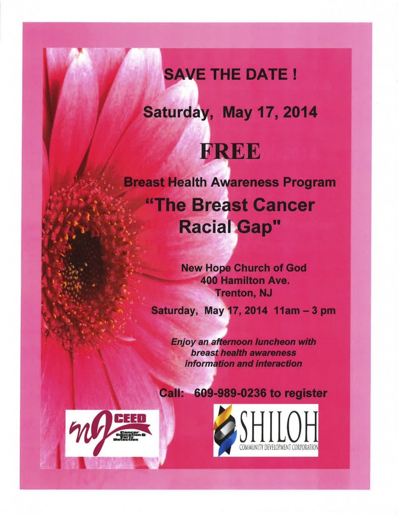 05.17.14 - NJCEED - Breast Cancer Awareness Program